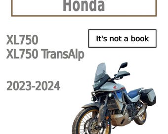 2023 Honda XL750 / Transalp Service Manual - Etsy