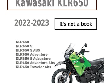 Workshop Manual for Kawasaki KLR650 (2022 2023)