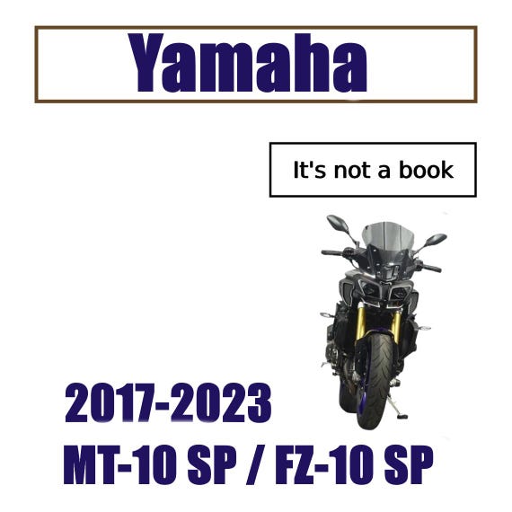 2017-2023 Yamaha MT-10 Sp FZ-10 SP Repair Service Manual - Etsy