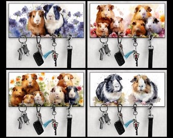 Guinea Pig Key Holder - Various Designs Available