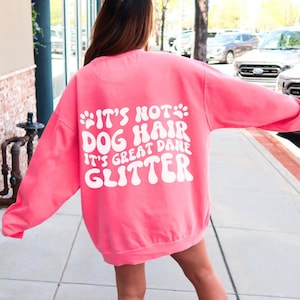 Custom Great Dane Gifts Dog Mom Great Dane Sweatshirt Personalized Great Dane Sweatshirt Dog Lover Shirt | Comfort Colors 1566 Sweatshirt