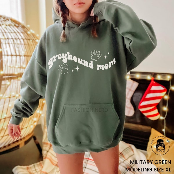 Greyhound Gifts Italian Greyhound Sweater Sweatshirt Greyhound Hoodie Shirt Dog Mom Sweater Dog Mama Sweatshirt Dog Mom Gift Dog Mama Hoodie