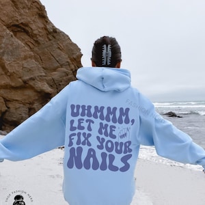 Nail Tech Gift Nail Tech Hoodie Cosmetology Nail Care Sweatshirt Manicure Manicurist Sweater Hooded Sweatshirt Pullover Hoodie Shirt