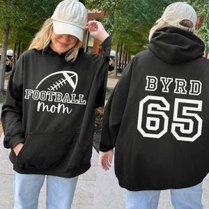 Aangepaste voetbalhoodie Voetbalshirt moeder voetbalshirt Gepersonaliseerde voetbalcadeau voetbalshirt Voetbalshirt