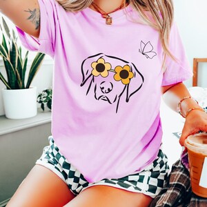 Koszulka GSP Niemiecki krótkowłosy pointer | Pies w okularach przeciwsłonecznych | Bella + Canvas 3001 T-shirt