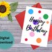 Printable Birthday Card Instant Download 5 X 7 PDF Card Digital ...