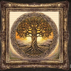 Celtic Tree of Life Cross Stitch Pattern Celtic-Inspired Crafts and Artworks for Modern and Traditional Interiors Instant Download