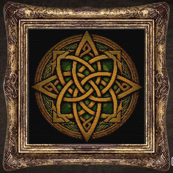 Celtic Knot Cross Stitch Pattern Celtic-Inspired Crafts and Artworks for Modern and Traditional Interiors Instant Download