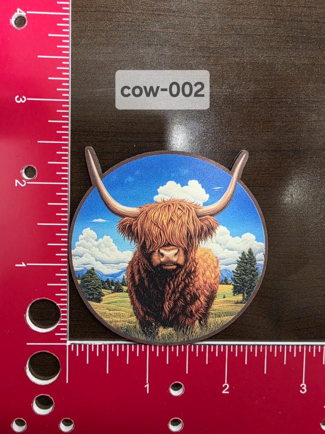 UV Printed Leatherette Cow Patch Cow-002 - Etsy