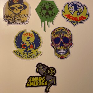 18 Liga MX Mexico Club Soccer Stickers Calcomania Vinyl Decals - ALL TEAMS