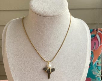 Shark Tooth Chain Necklace