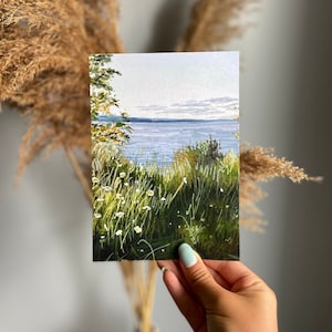 Région rurale de l'Ontario 2 | Impressions d'art à la gouache de paysage | Art mural | Peinture originale d'Annie Wang
