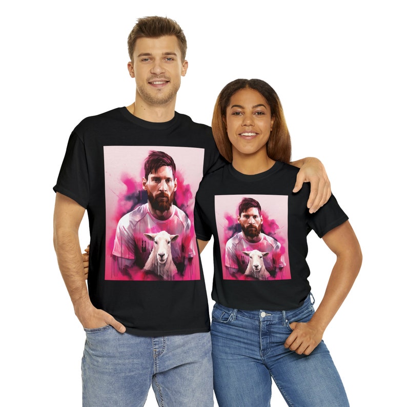 The Goat Unisex Heavy Cotton Tee image 3