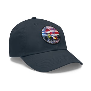 F1 USA Cap with Leather Patch (Round)