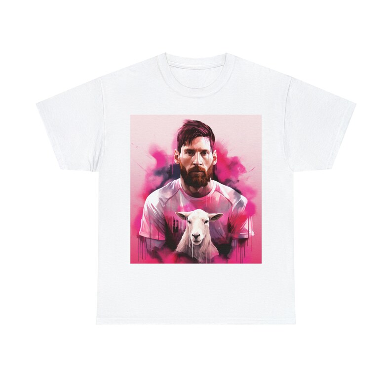 The Goat Unisex Heavy Cotton Tee image 4