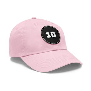 The 10 Cap with Leather Patch (Round)