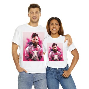 The Goat Unisex Heavy Cotton Tee image 2