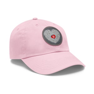 Bitcoin Heart Cap with Leather Patch (Round)