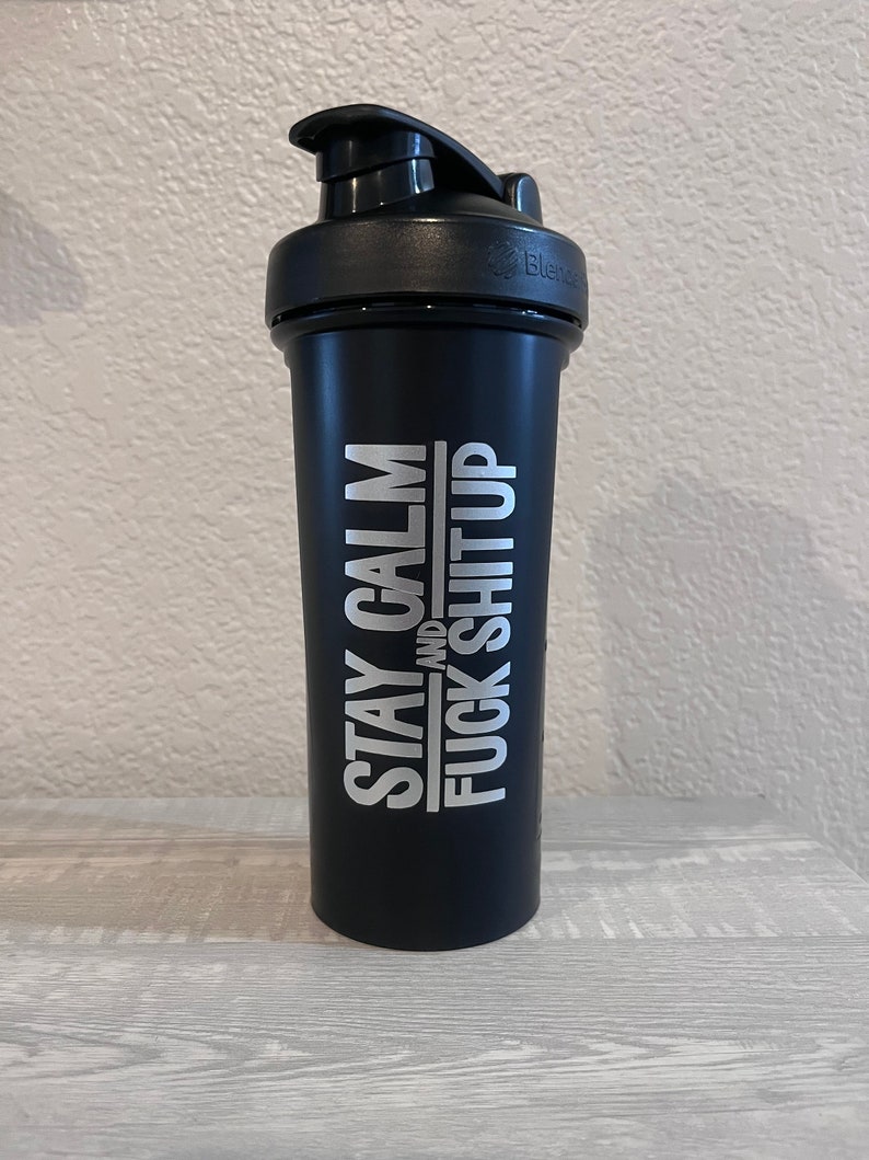 Black Blender Bottle Etsy