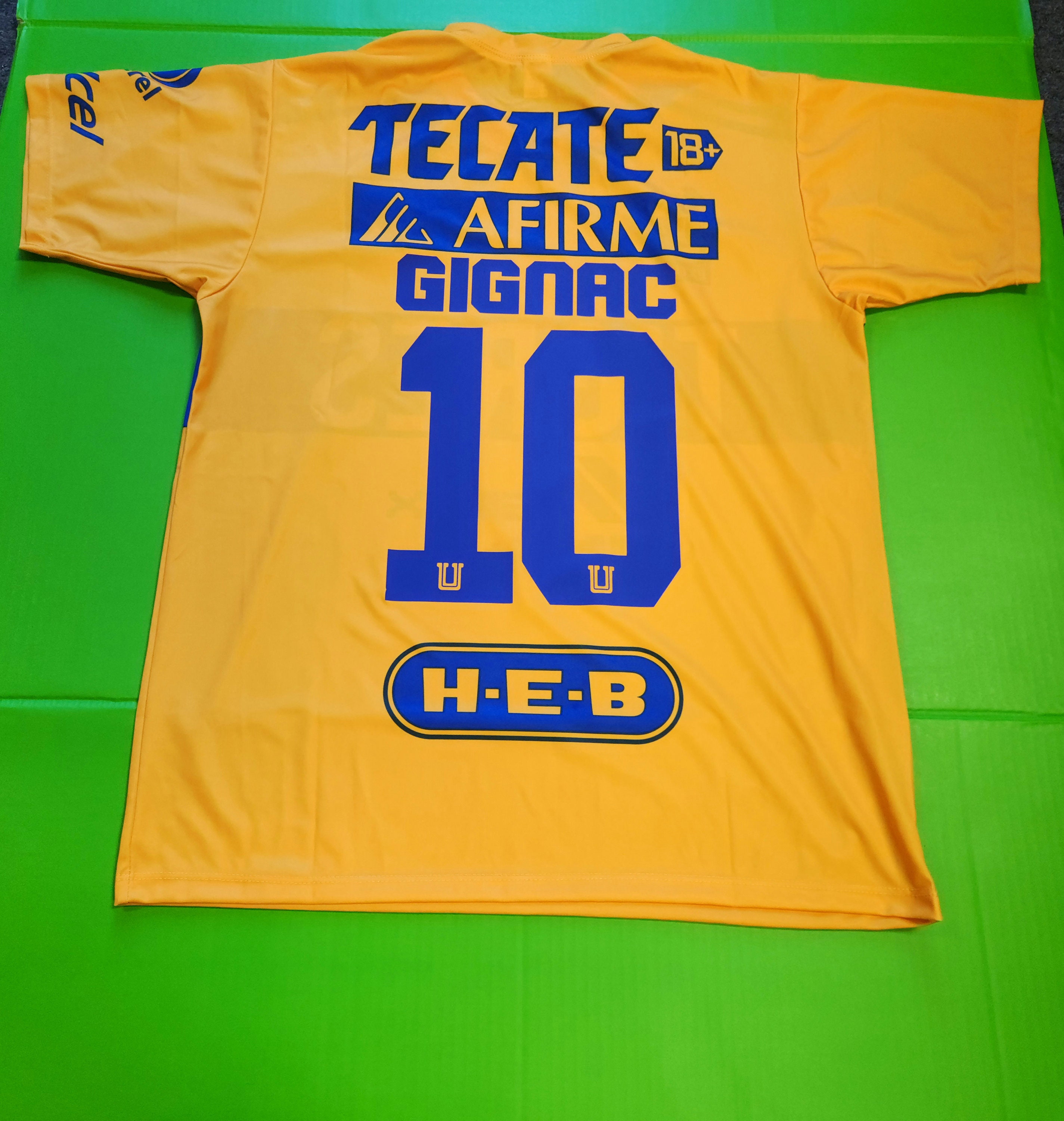 Authentic Tigres UANL Soccer Jersey Custom Home Shirt 2023/24