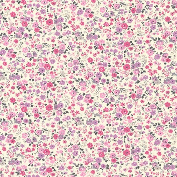 Pink from Sevenberry for Petite Garden Collection SB-6163D3-1  for Robert Kaufman Fabrics