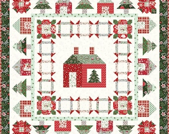 Beverly McCullough Holly Lane Quilt Pattern P138-HOLLYLANE for Riley Blake Designs 71&quot; x 71&quot;