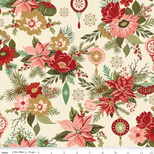 Glisten Main Eggnog by Sandy Gervais from the Glisten collection for Riley Blake DesignsC16220-EGGNOG
