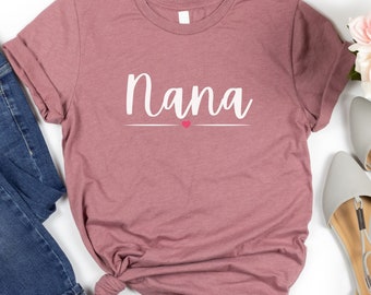 Nana Bella Canvas Shirt, Mother's Day Gift