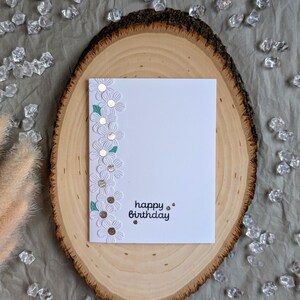 Carte d'anniversaire simple - Carte de joyeux anniversaire - Carte de voeux simple - Carte de voeux vierge avec enveloppe
