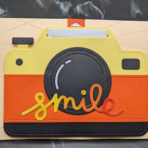 Interactive Card Card With Your Photo Instant Camera Card Pull Tab Card ...
