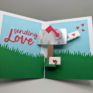 Hola tarjeta de felicitación - Envío de tarjeta de amor - Tarjeta de felicitación 3D - Tarjeta pensando en ti - Tarjeta emergente - Tarjeta de condolencia - Tarjeta Get Well Soon