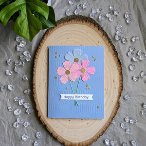 Blumen Geburtstagskarte - Alles Gute zum Geburtstag Blumenkarte - Blanko Geburtstagskarte - Alles Gute zum Geburtstag Blumenkarte - Geburtstagsgrüße