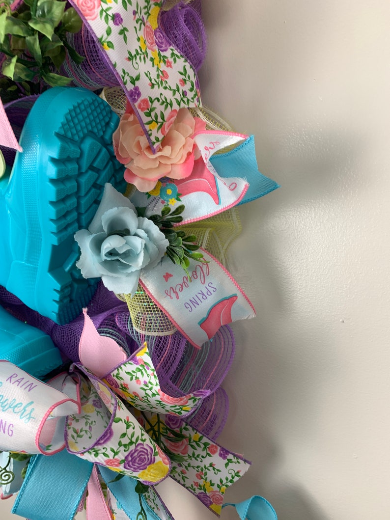 Spring Floral Swag Spring Floral Wreath Easter Wreath for Etsy