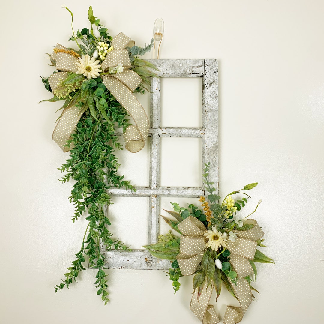 Modern Farmhouse Window Wall Decor, Windowpane Decoration, Farmhouse Wall Decor, Windowpane