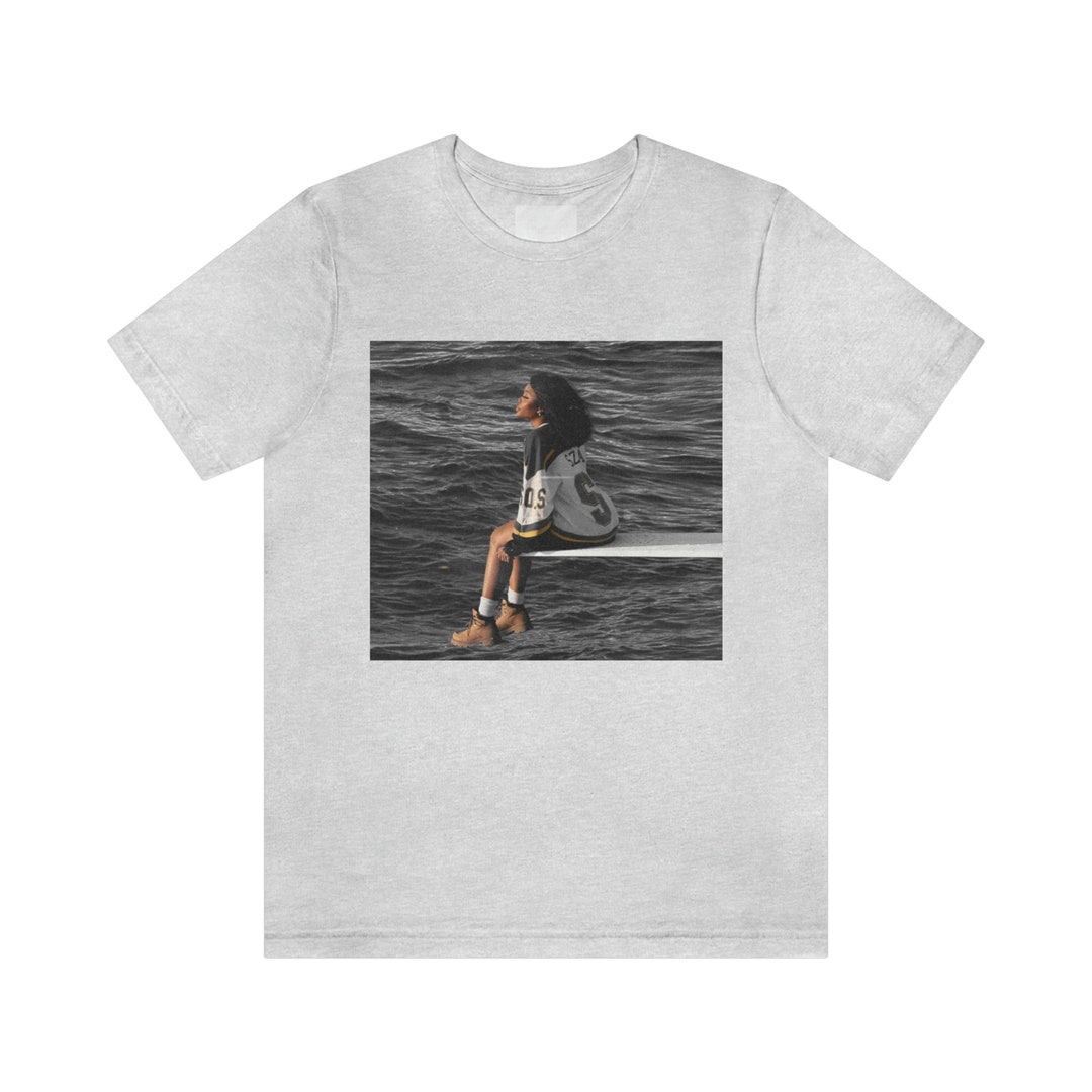 SZA SOS Album Cover Black and White Design Sza New Album 2022 Unisex Concert Tshirt Valentines