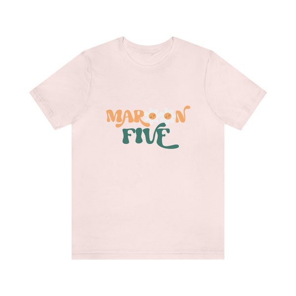 Maroon Five Concert T-Shirt - Music Tee- Maroon 5 Tour - Unisex T-Shirt- Pop Graphic T-shirt- Groovy Style- Adam Levine Tee