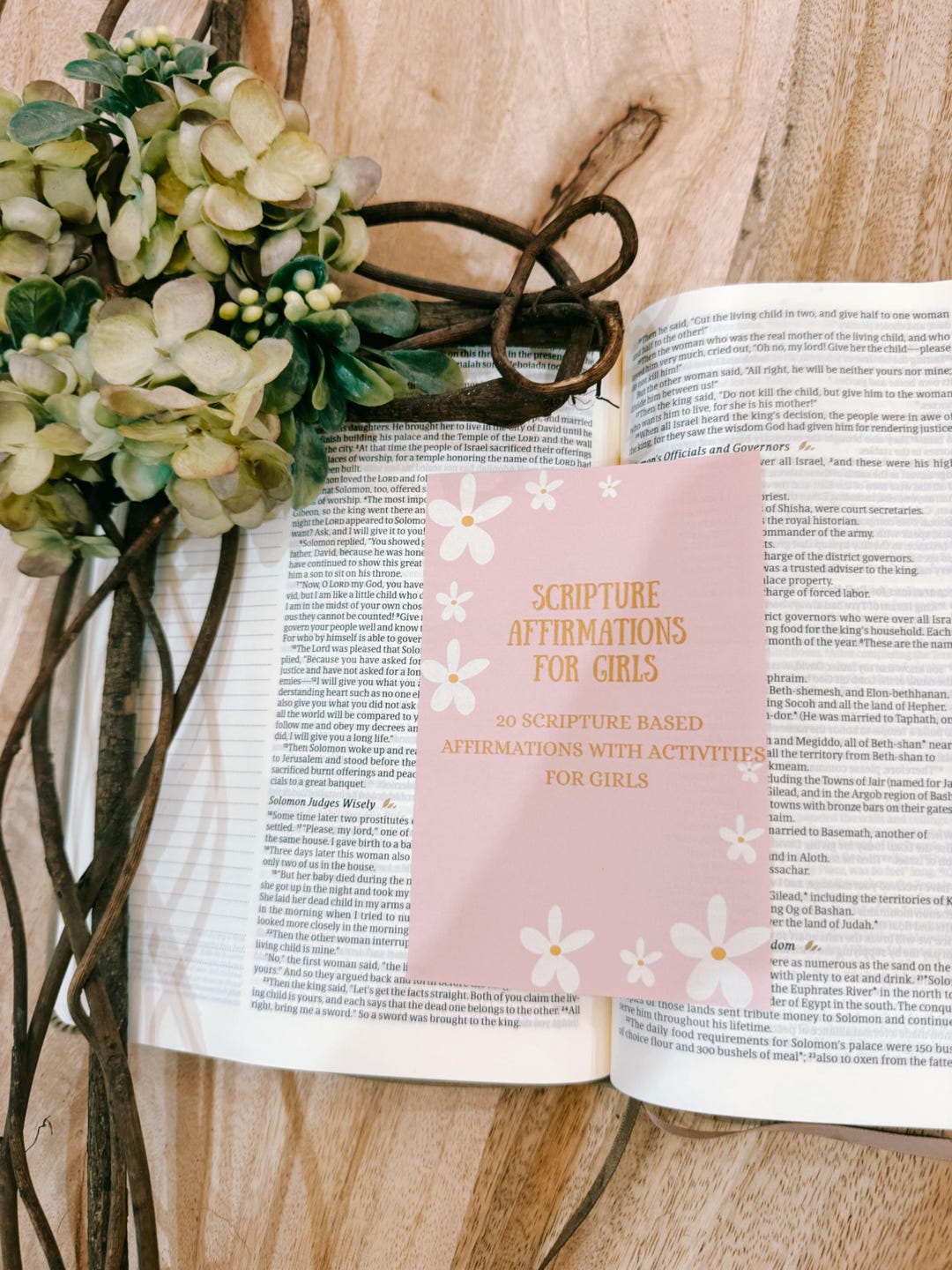 Scripture Affirmation Cards for Girls With Activities - Etsy