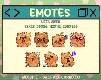 SKZOO HANQUOKKA Emotes | 7 Quokka Emotes/Sticker for Twitch, Youtube, Discord, WhatsApp