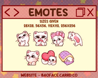 SKZOO JINIRET Emotes | 7 Ferret Emotes/Sticker for Twitch, Youtube, Discord, WhatsApp