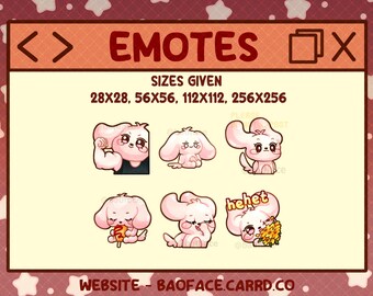 ANITEEZ HETMONGI (Maltese Edition - Version 2) |6 + 3 Maltese Puppy Emotes/Digital Sticker for Streaming, Twitch, Youtube, Discord, WhatsApp