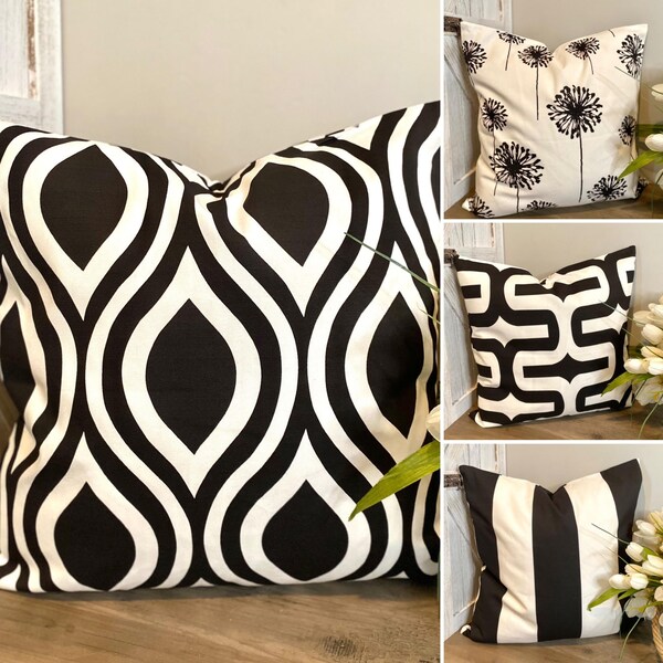 Black Couch Pillow Etsy