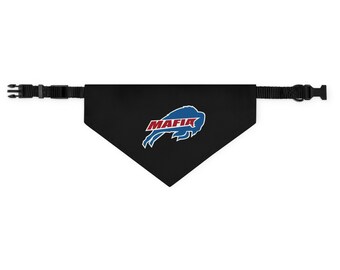 Mascota Bandana Collar Buffalo Bills Mafia