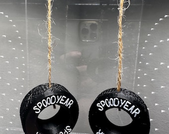 Jumping spider Tire swing