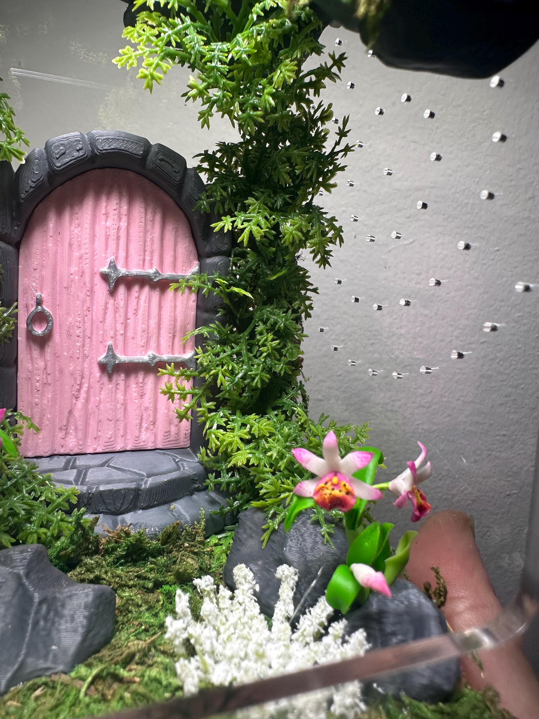 4x4x7 Pink Fairy Door Enclosure - Etsy