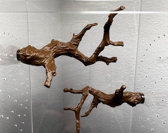 3D Corner Branches for jumping spiders