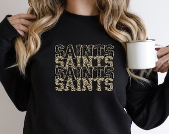 Saints Football Sweatshirt | Comfy Sweatshirt | Gift for Mom | Nola | Saints | Carr shirt | Football Sweatshirt | Nola shirt | Saints tshirt