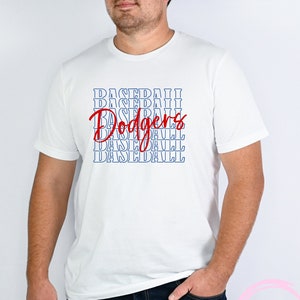Custom Dodgers Shirt Men 3D Dazzling Dodgers Christmas Gift