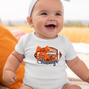 Newborn chicago bears jersey top