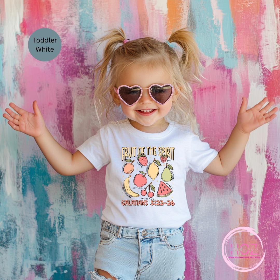 Fruit of the Spirit Toddler Tee, Christian Kids Shirt - Etsy