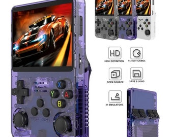 R36S Open Source Video Game Console, Linux System, Handheld Video Player, 3.5" IPS Screen, Classic Retro Game, 10000+ Games